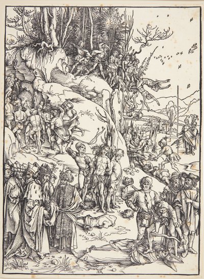Le martyre des dix mille - Albrecht Dürer