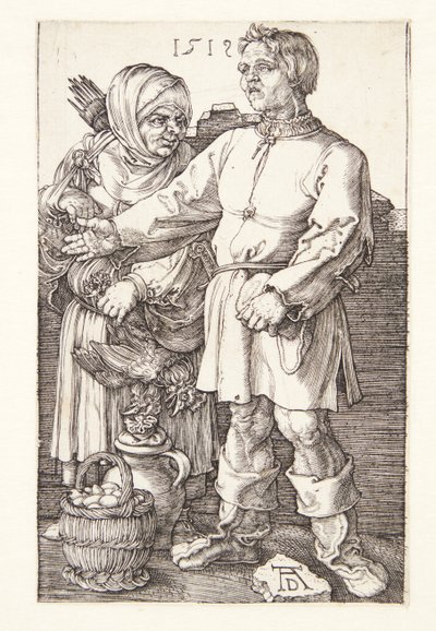 Le paysan et sa femme au marché - Albrecht Dürer