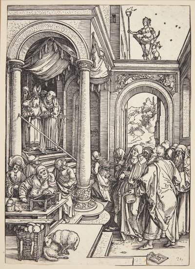 La présentation de la Vierge au temple - Albrecht Dürer