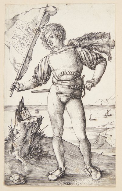 Le porte-étendard - Albrecht Dürer