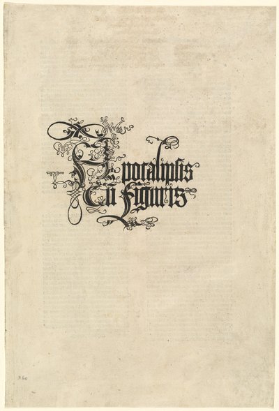 Page de titre - Albrecht Dürer