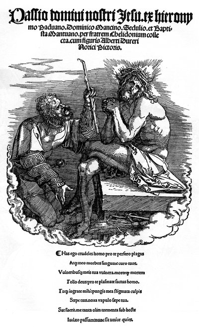 Page de titre de la série La Grande Passion, 1510, 1936 - Albrecht Dürer