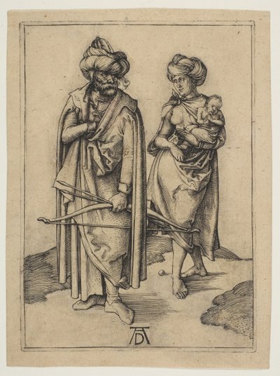 Famille turque, vers 1496 - Albrecht Dürer