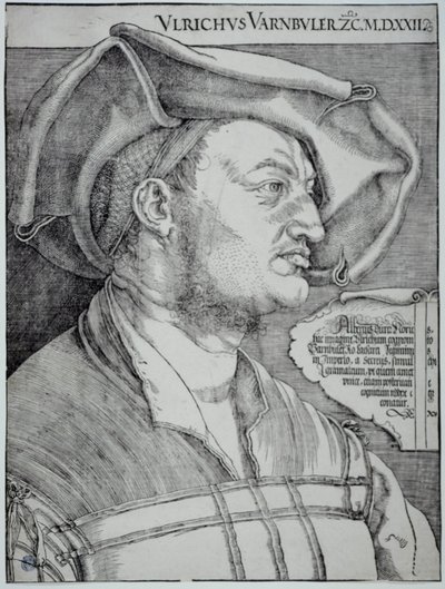 Ulrich Varnbüler (Bartsch 155) - Albrecht Dürer