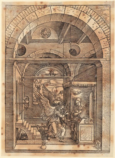 Les fiançailles de Marie, planche 7 de la série « La vie de Marie » - Albrecht Dürer