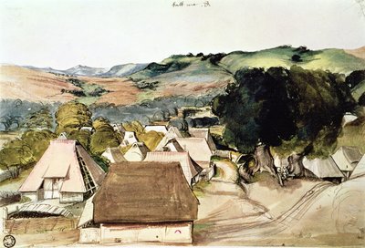 Vue de Kachreuth, près de Nuremberg, 1511 - Albrecht Dürer