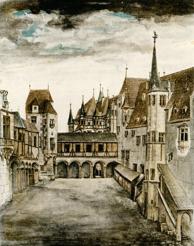 Vue de la cour du château - Albrecht Dürer