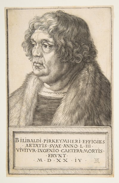 Willibald Pirckheimer, 1524 - Albrecht Dürer