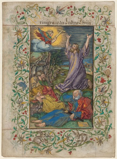 Christ au Mont des Oliviers - Albrecht Dürer and Georg Mack the Elder