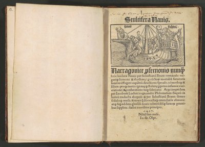 Stultifera navis (La nef des fous) - Albrecht Dürer and Various Artists, Sebastian Brant