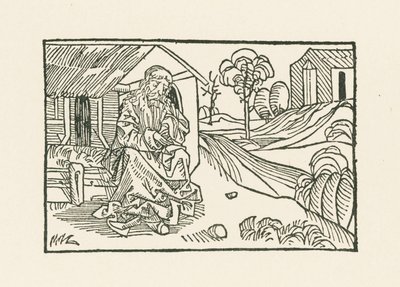 Frère Noël devant la cabane - Albrecht Dürer or Duerer