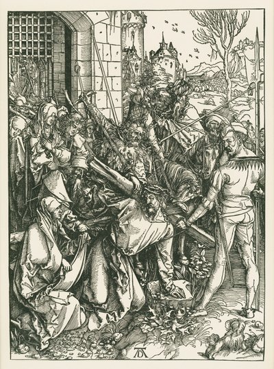 Christ portant la croix, vers 1498-99 (gravure sur bois) - Albrecht Dürer or Duerer