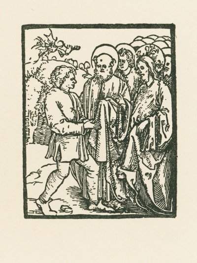 Le Christ guérit une personne possédée par le diable - Albrecht Dürer or Duerer