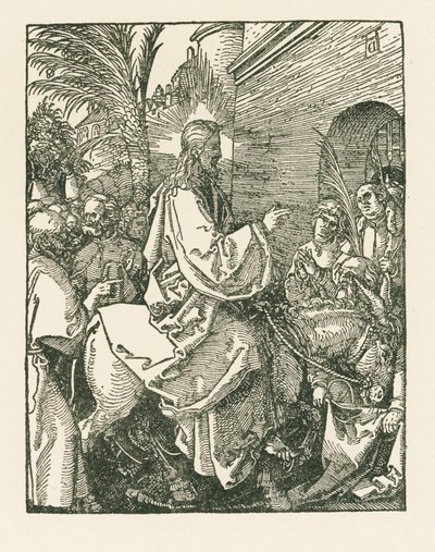 Entrée du Christ à Jérusalem, vers 1508-09 (gravure sur bois) - Albrecht Dürer or Duerer