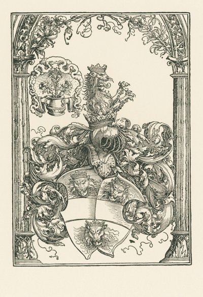 Armoiries de Jacob de Bannissis, vers 1515 (gravure sur bois) - Albrecht Dürer or Duerer