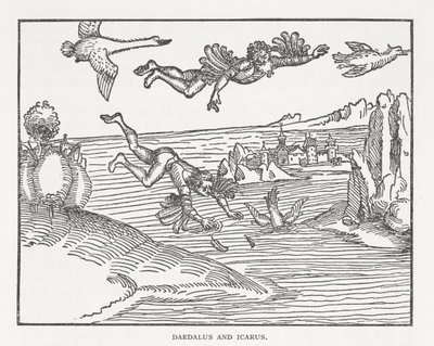Dédale et Icare - Albrecht Dürer