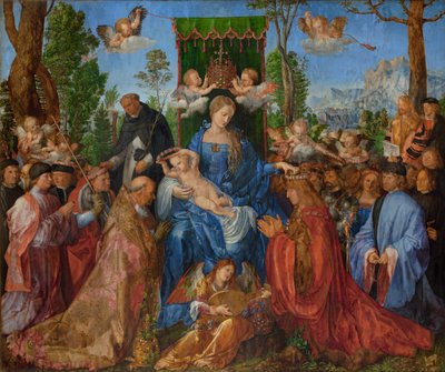 Fête des guirlandes de roses, 1506 - Albrecht Dürer
