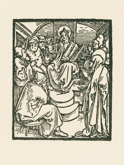 Jésus parmi les médecins - Albrecht Dürer or Duerer