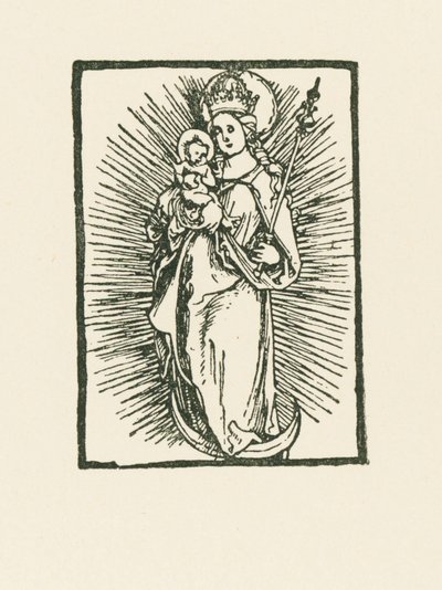 La Vierge Marie, reine du ciel au soleil - Albrecht Dürer or Duerer