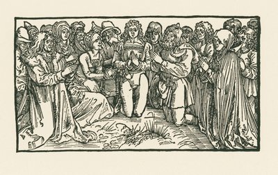 Hommes et femmes en prière - Albrecht Dürer or Duerer