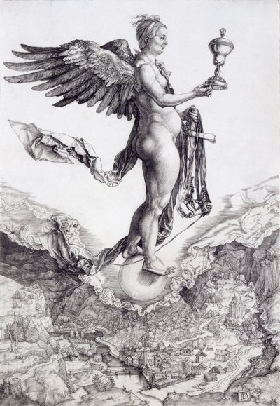 Némésis (La Grande Fortune) - Albrecht Dürer