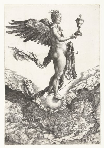 Némésis (La grande fortune) - Albrecht Dürer or Duerer