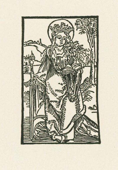 Sainte Catherine - Albrecht Dürer or Duerer