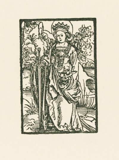 Sainte Catherine - Albrecht Dürer or Duerer