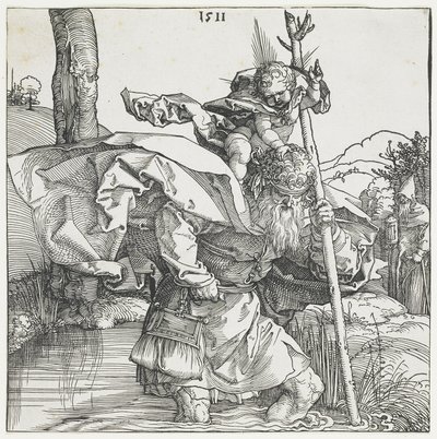 Saint Christophe - Albrecht Dürer