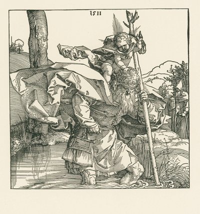 Saint-Christophe - Albrecht Dürer or Duerer