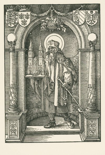 Saint Sebald dans la niche - Albrecht Dürer or Duerer