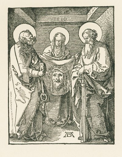 Sainte Véronique entre les saints Pierre et Paul - Le Sudarium de Sainte Véronique - Albrecht Dürer or Duerer