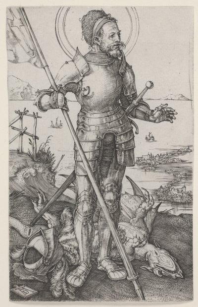 Saint Georges à pied - Albrecht Dürer