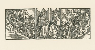 Le couronnement de la Vierge - Albrecht Dürer or Duerer