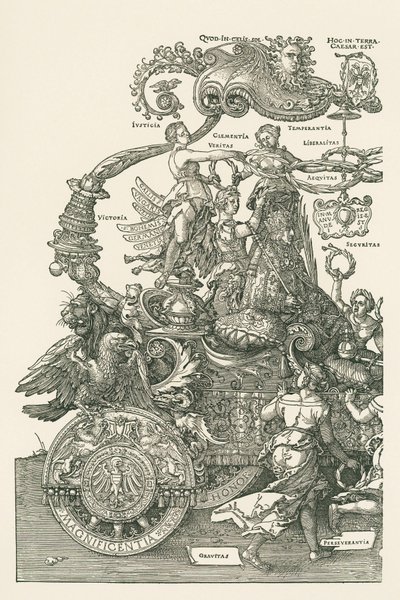 La grande voiture triomphale - Albrecht Dürer or Duerer