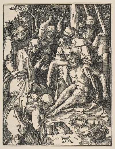 La Lamentation, de la Petite Passion - Albrecht Dürer