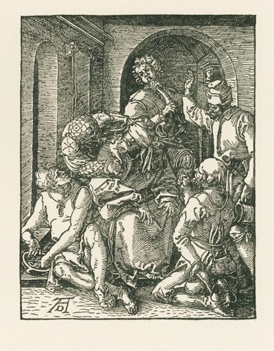 La moquerie du Christ, vers 1508-09 (gravure sur bois) - Albrecht Dürer or Duerer