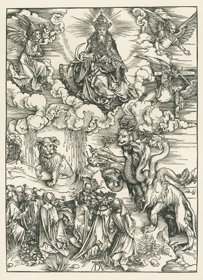 Le monstre marin et la bête aux cornes d