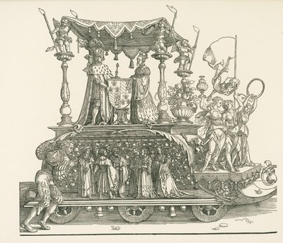 La petite voiture triomphale ou le mariage bourguignon - Albrecht Dürer or Duerer