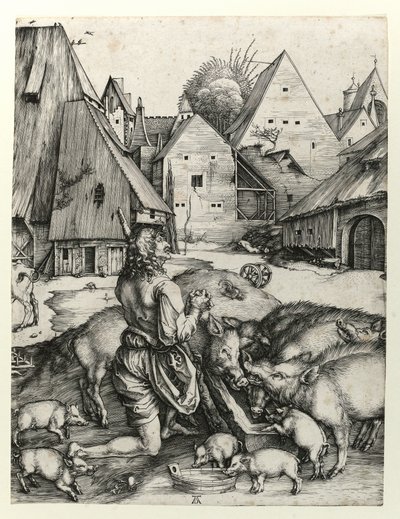 Le fils prodigue - Albrecht Dürer