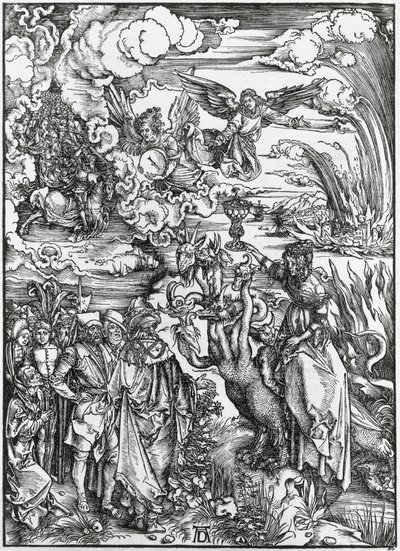 La Grande Prostituée, Apocalypse - Albrecht Dürer
