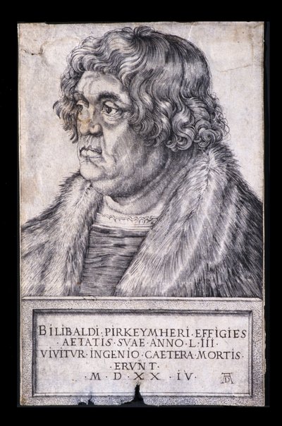 Willibald Pirckheimer - Albrecht Dürer or Duerer