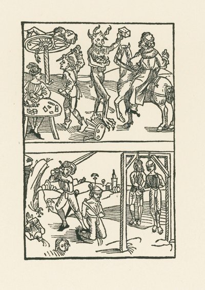 Woodcut to " Comme le cube est sur le kumen " - Albrecht Dürer or Duerer