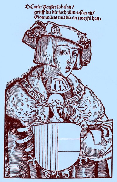 Jeunesse de Charles V (1500-1558) (gravure) - Albrecht Dürer