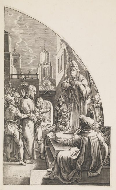 Le Christ devant Caïphe - Albrecht von Horn