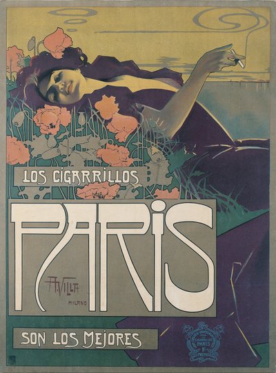 Cigarrillos Paris - Aleardo Villa