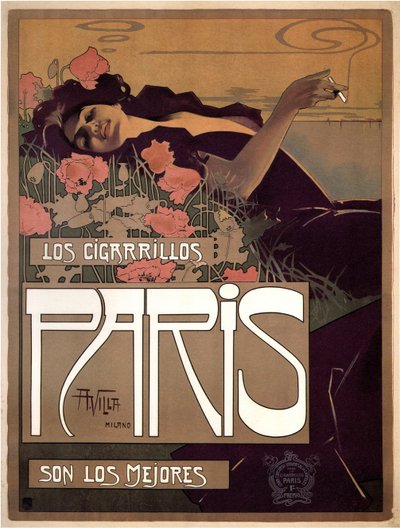 Los Cigarillos Paris, 1901 - Aleardo Villa