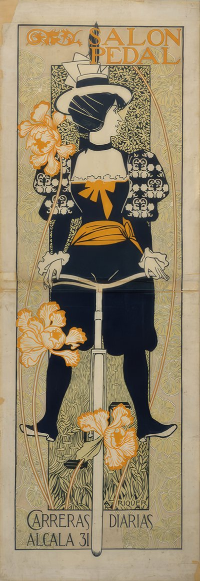 Salon Pedal (Affiche publicitaire) - Alejandro de Riquer Inglada