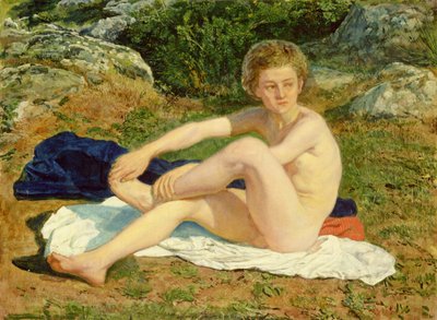 Un Garçon Nu, étude pour 