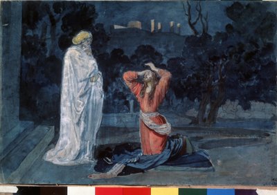 Jesus dans le jardin des oliviers - Aleksandr Andreevich Ivanov